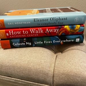 Little Fires Everywhere. How to walk away. Eleanor Oliphant. Book bundle.